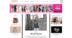 Desktop Screenshot of dama-online.cz